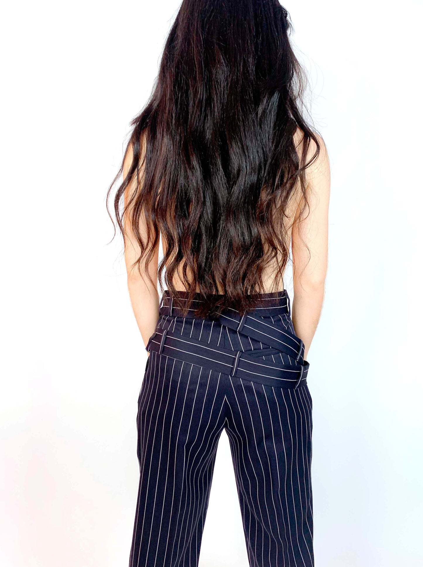 Dark Blue Classic Trousers Unisex