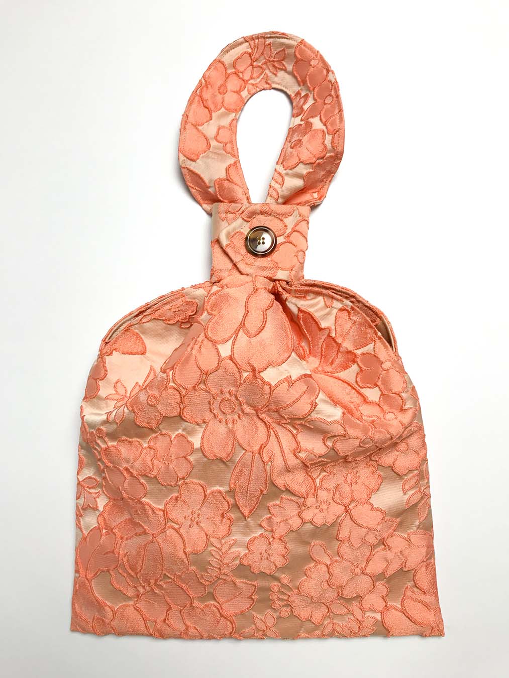 Orange Brocade Bag Unisex